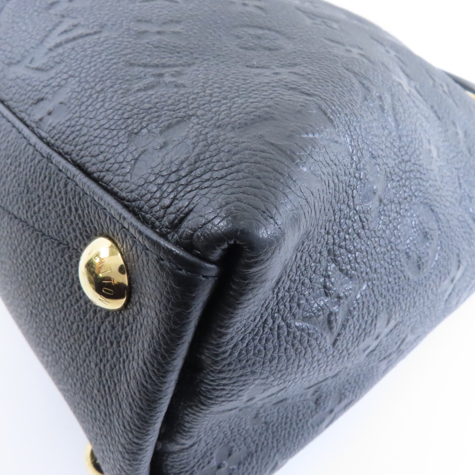 LOUIS VUITTON 【激減優惠】Monogram Empreinte V Tote MM金扣手挽肩背兩用袋黑色