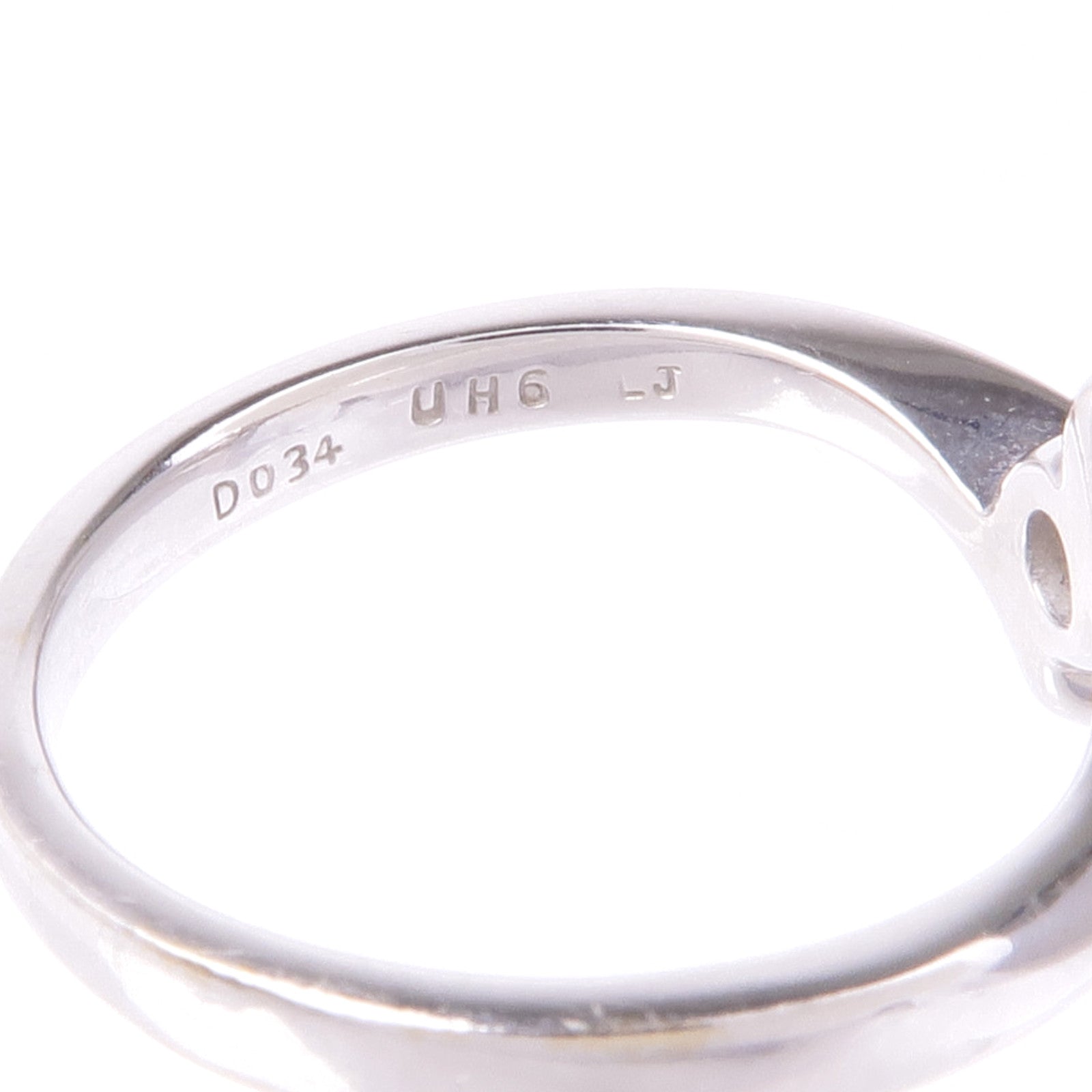 JEWELRY 【激減優惠】18K白金Diamond Ring鑽石戒指US#4.75