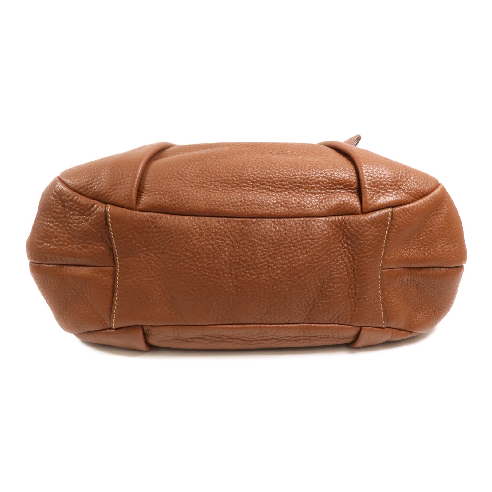 PRADA 牛皮皮革Bauletto Bag金扣肩背袋