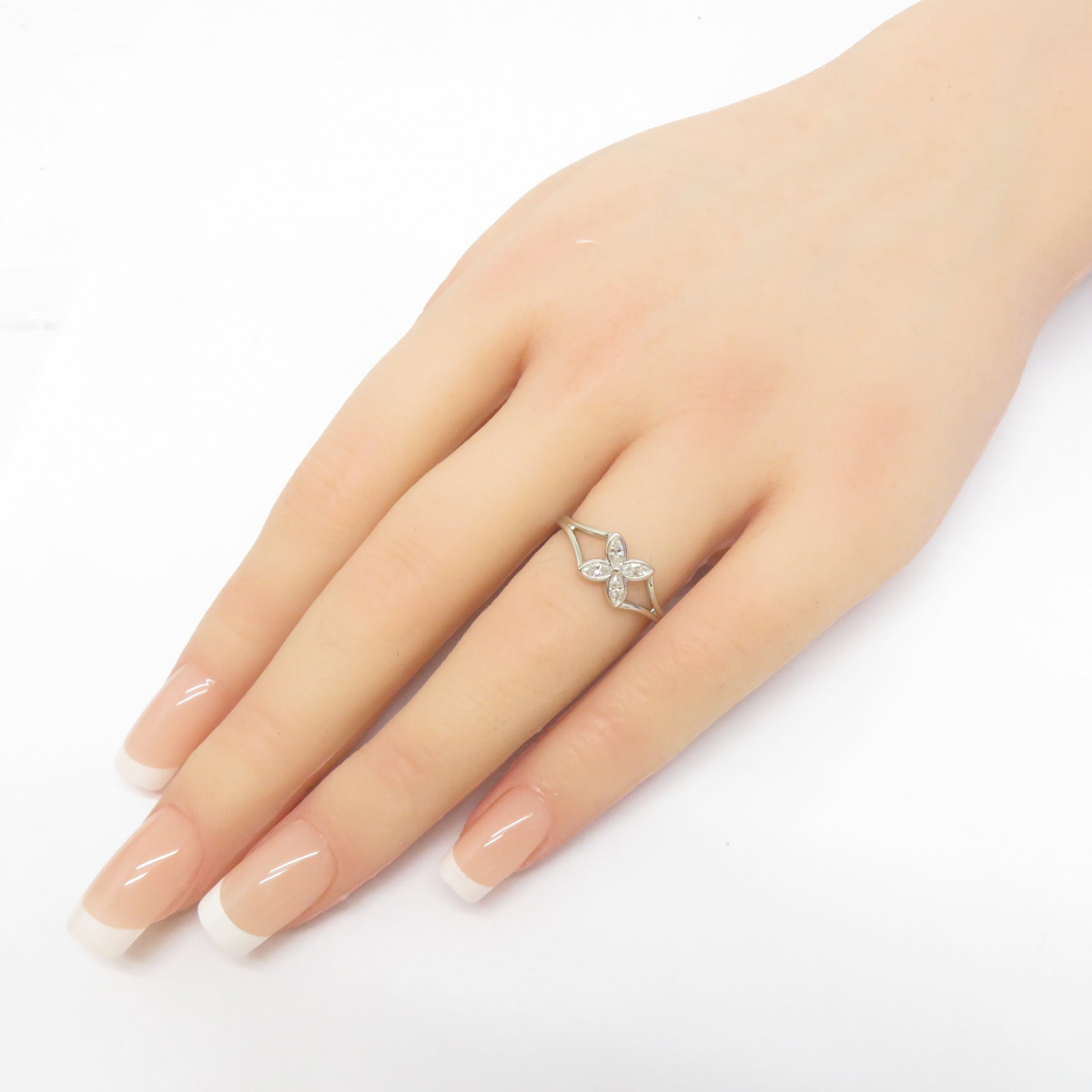 TIFFANY＆CO 【激減優惠】950鉑金Vintage Victoria Marquise Diamond Ring鑽石戒指US#6.5