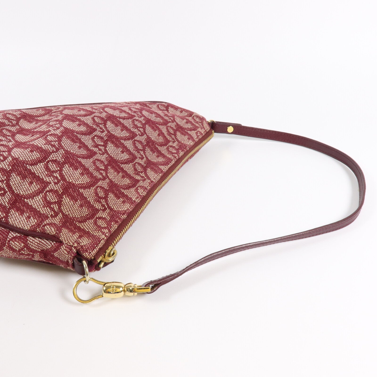 Dior Trotter帆布Vintage Saddle肩背袋