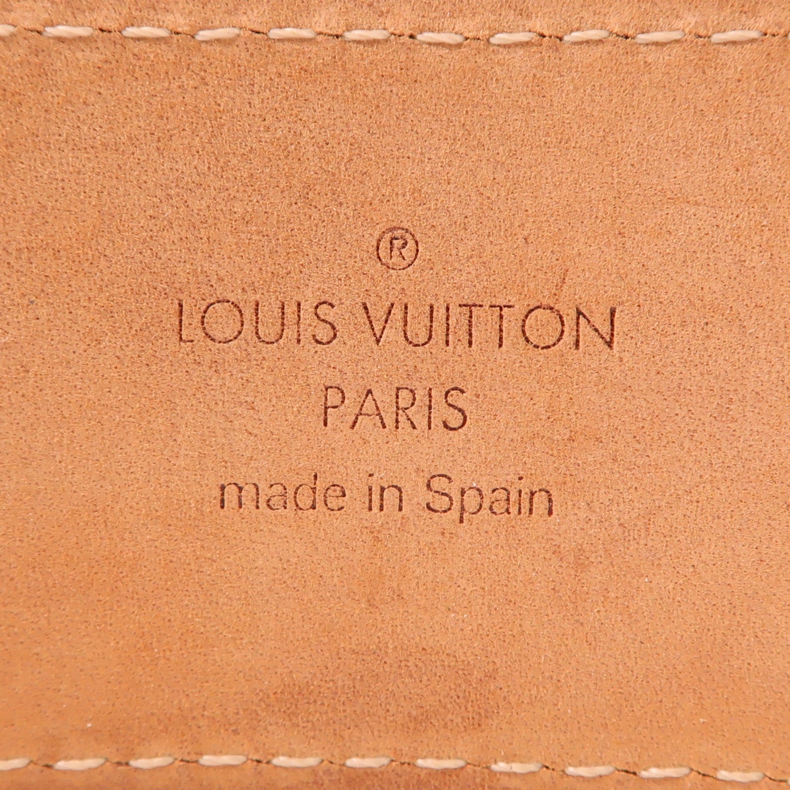 LOUIS VUITTON Monogram Ceinture Fleur金扣皮帶
