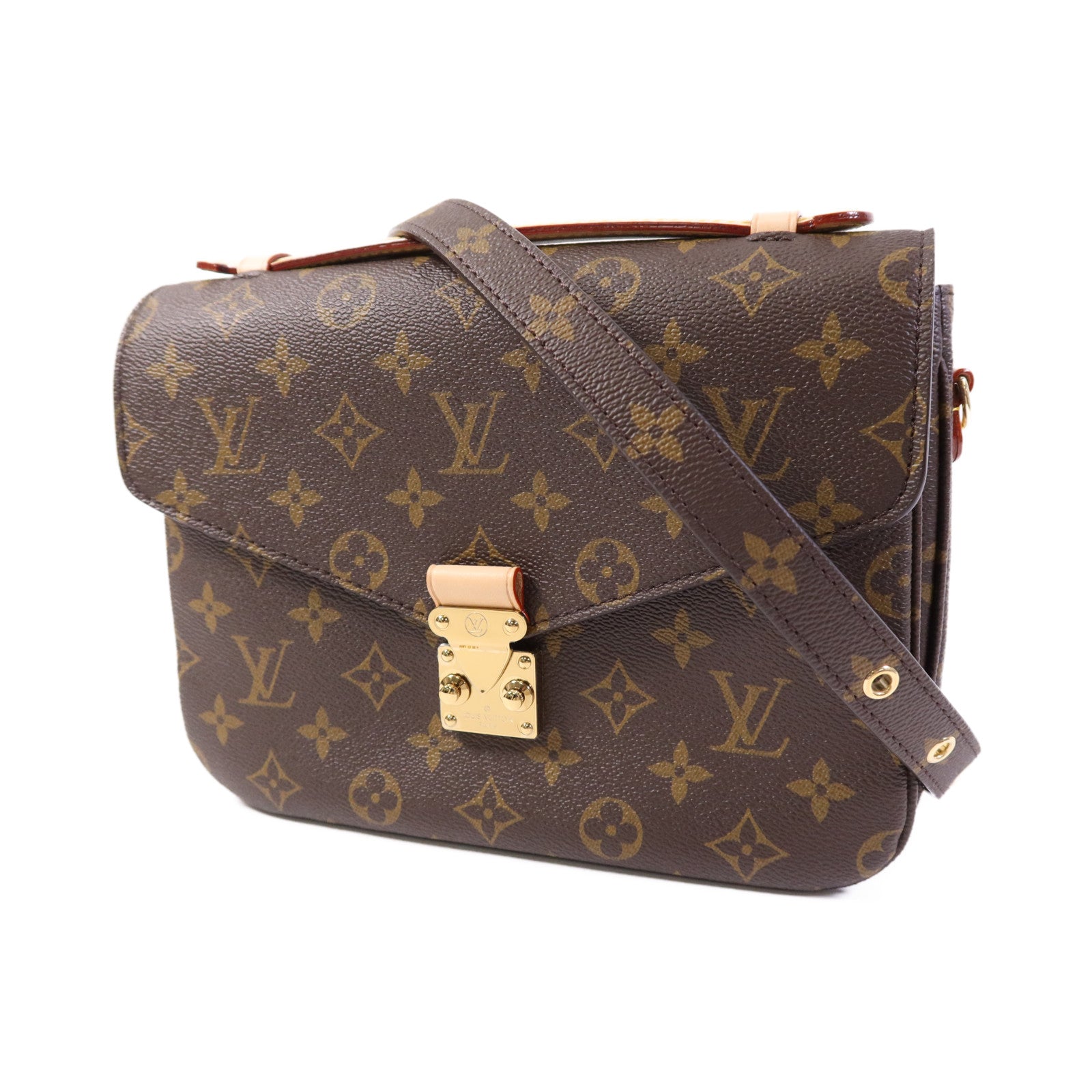 LOUIS VUITTON 【激減優惠】Monogram Pochette Metis MM金扣手挽肩背兩用袋
