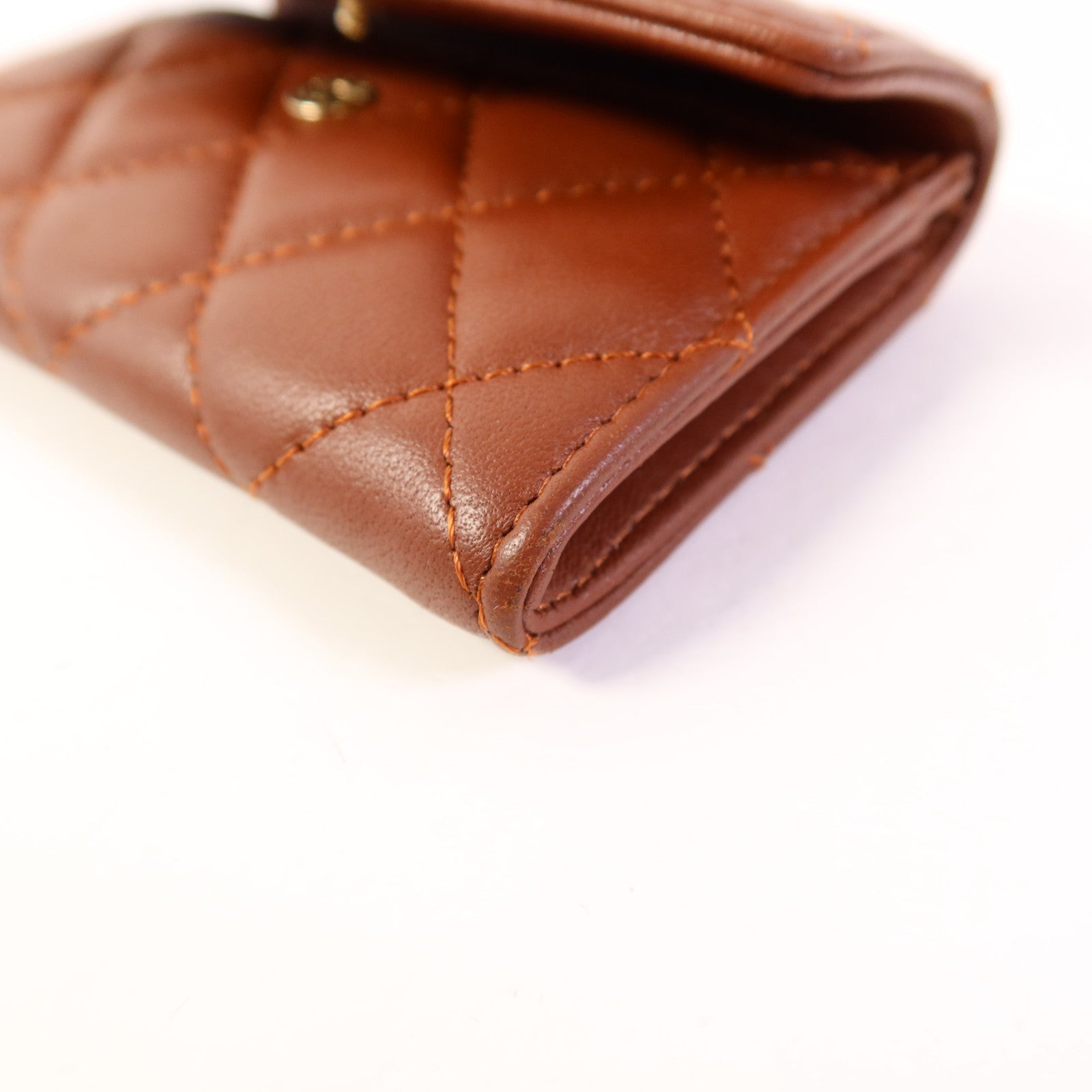 CHANEL 【萬聖節商品】羊皮皮革Card Holder金扣卡片套