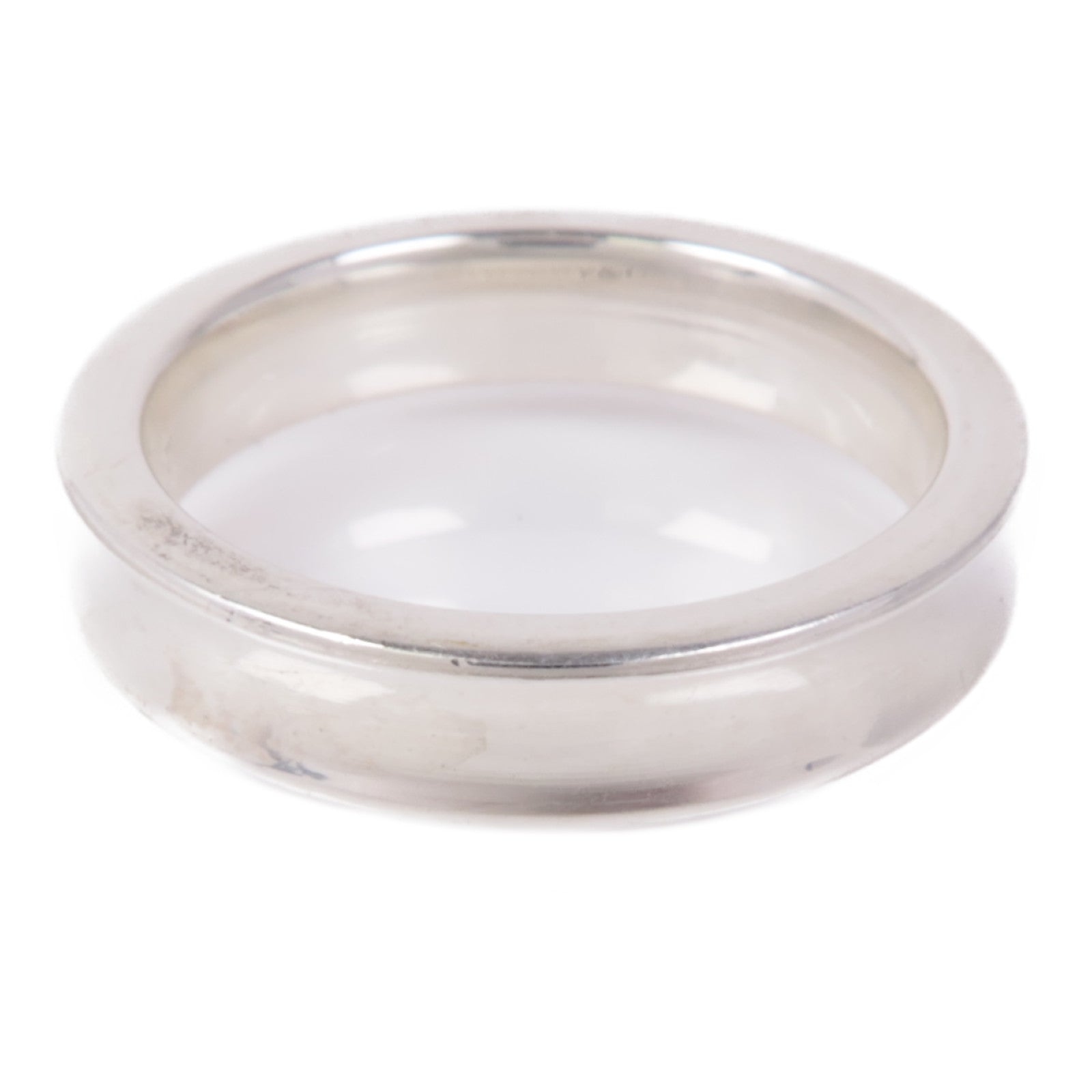 TIFFANY＆CO 925純銀Band Ring戒指US#4.75