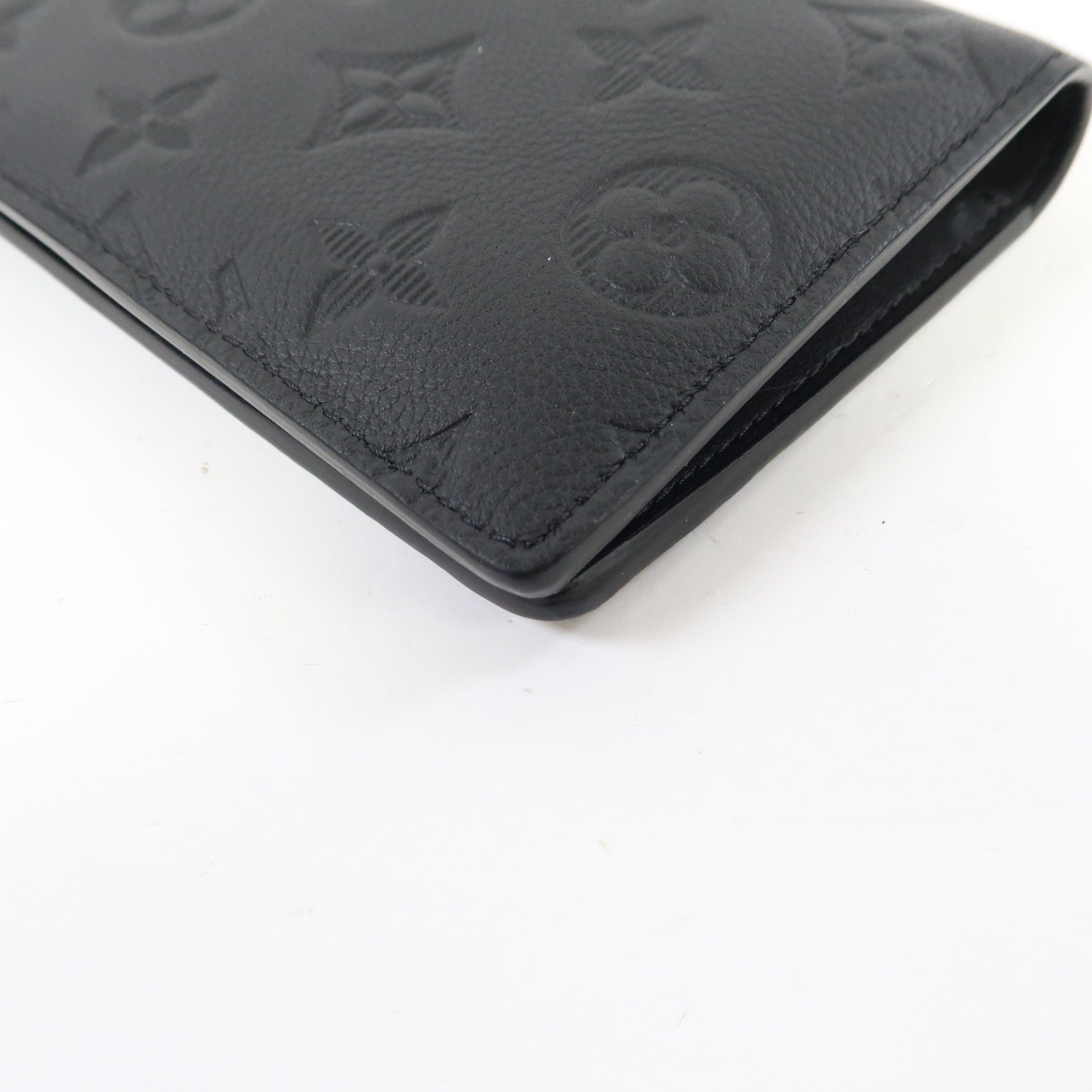 LOUIS VUITTON Monogram Shadow Brazza Wallet長錢包黑色