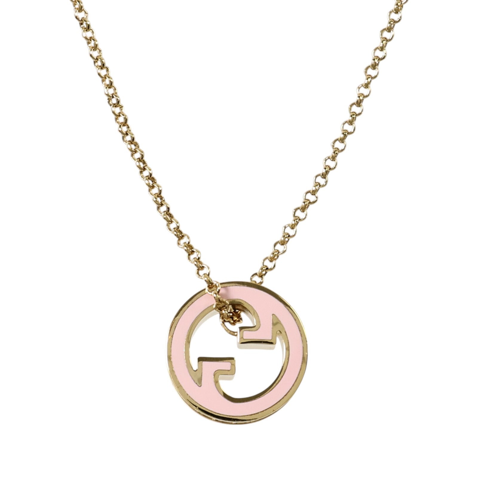 GUCCI 金屬/琺瑯Blondie Pendant Necklace項鏈