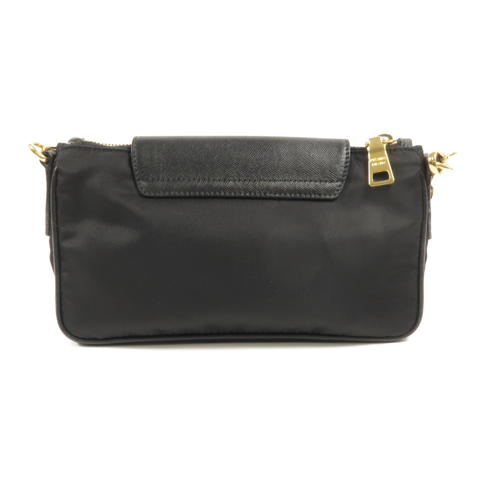 PRADA 尼龍Chain Pouch Shoulder Bag鏈帶肩背袋