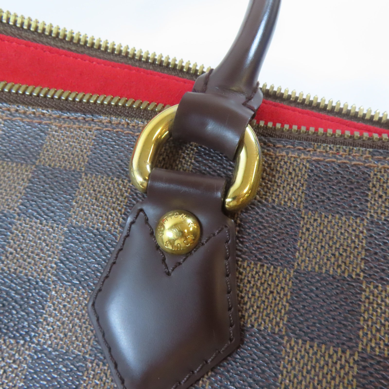 LOUIS VUITTON 【激減優惠】Damier Saleya MM金扣手挽袋啡色