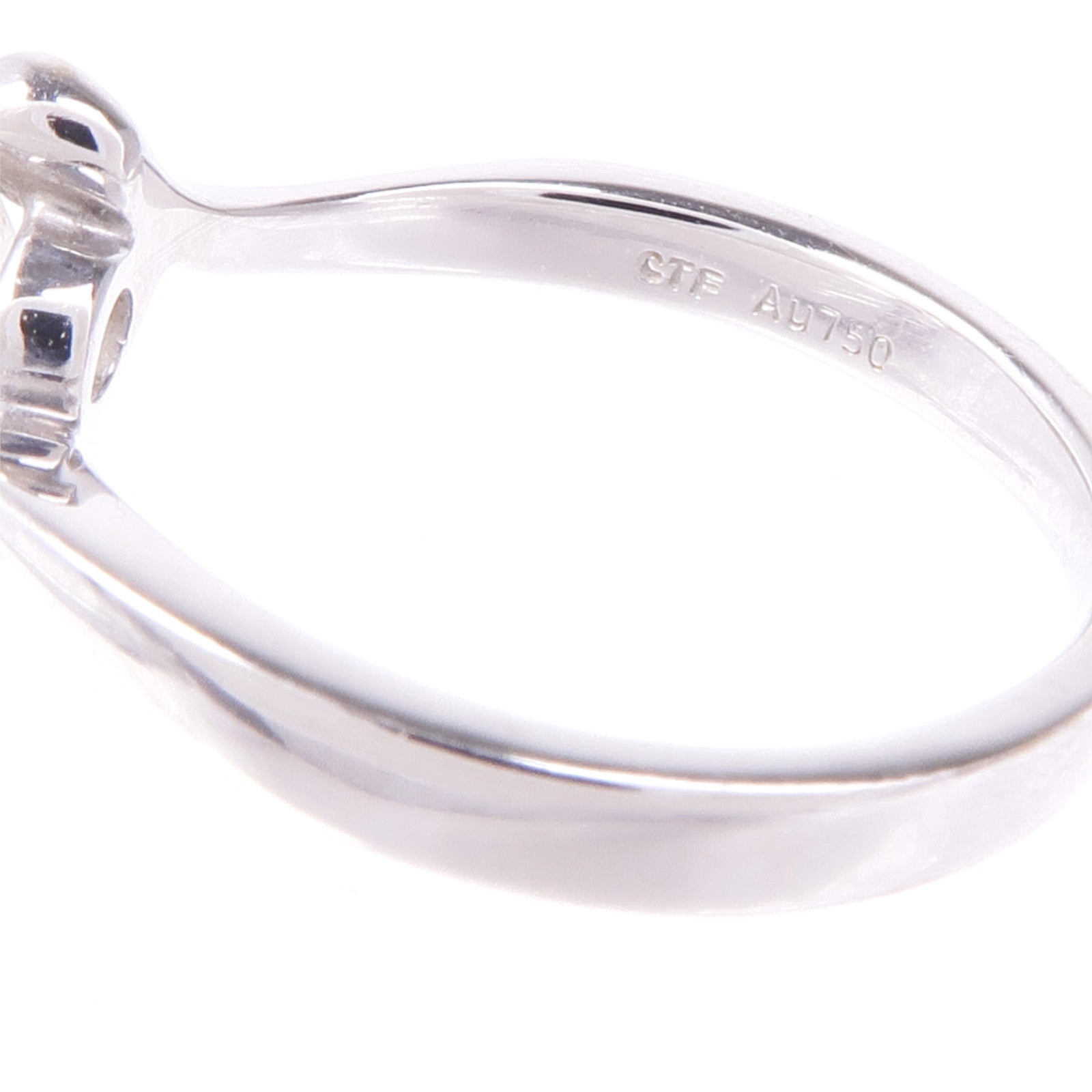 JEWELRY 【激減優惠】18K白金Diamond Ring鑽石戒指US#4.75