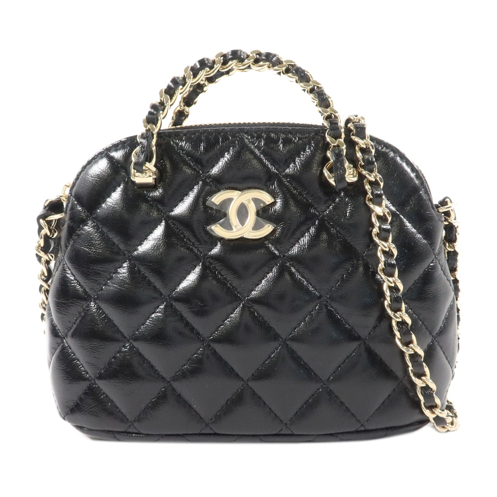 CHANEL 羊皮皮革2 Way Shoulder Bag手挽肩背兩用袋