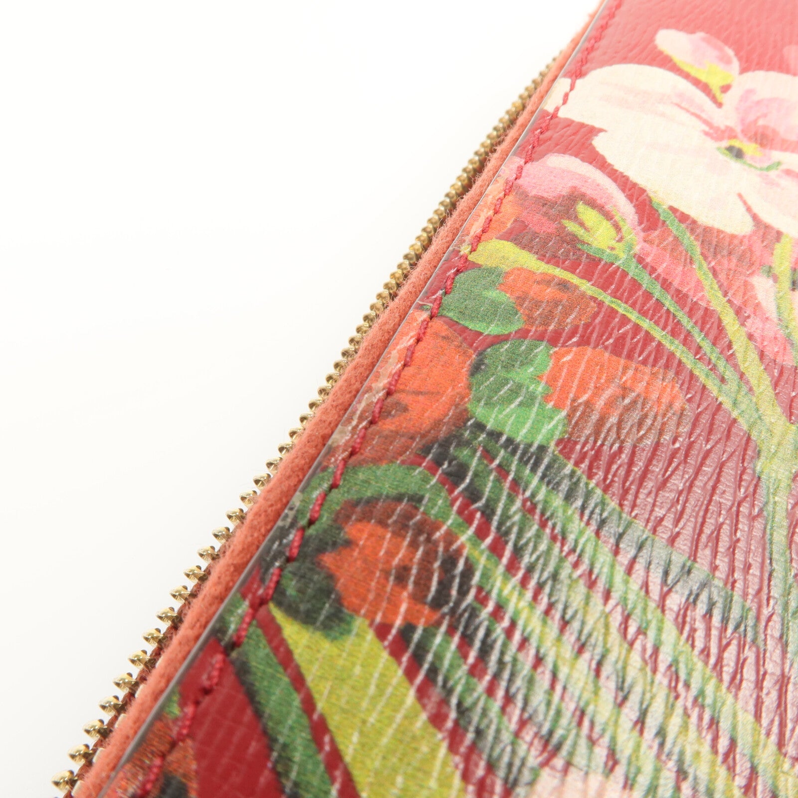 GUCCI 牛皮皮革Zipper Long Wallet金扣長錢包