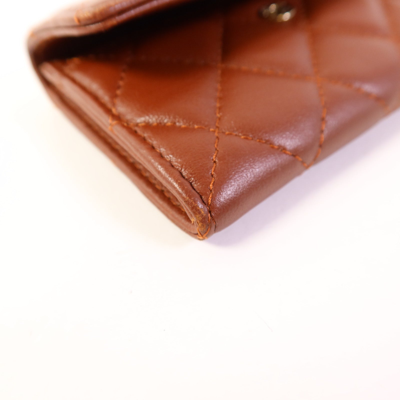 CHANEL 【萬聖節商品】羊皮皮革Card Holder金扣卡片套