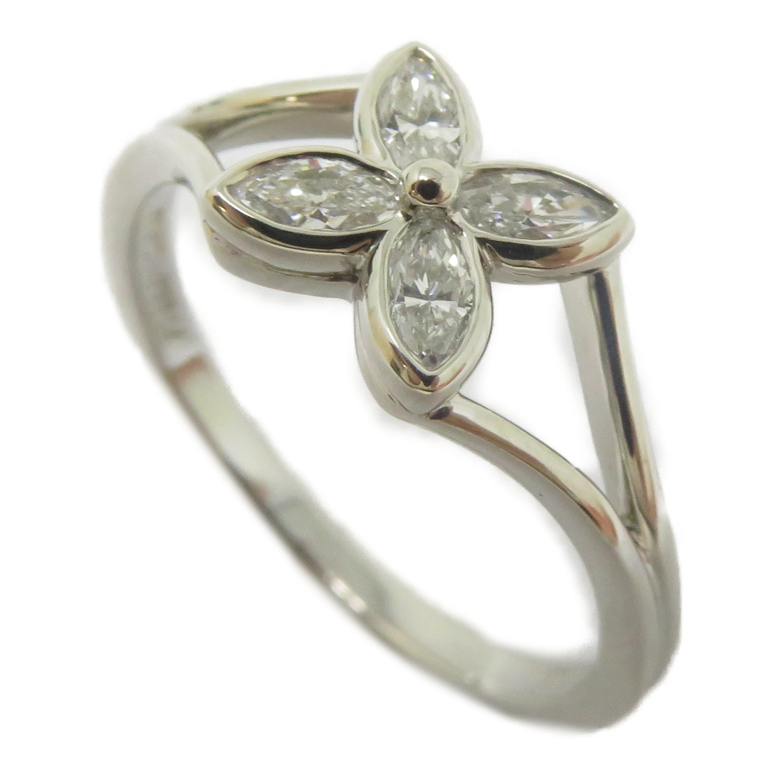 TIFFANY＆CO 【激減優惠】950鉑金Vintage Victoria Marquise Diamond Ring鑽石戒指US#6.5