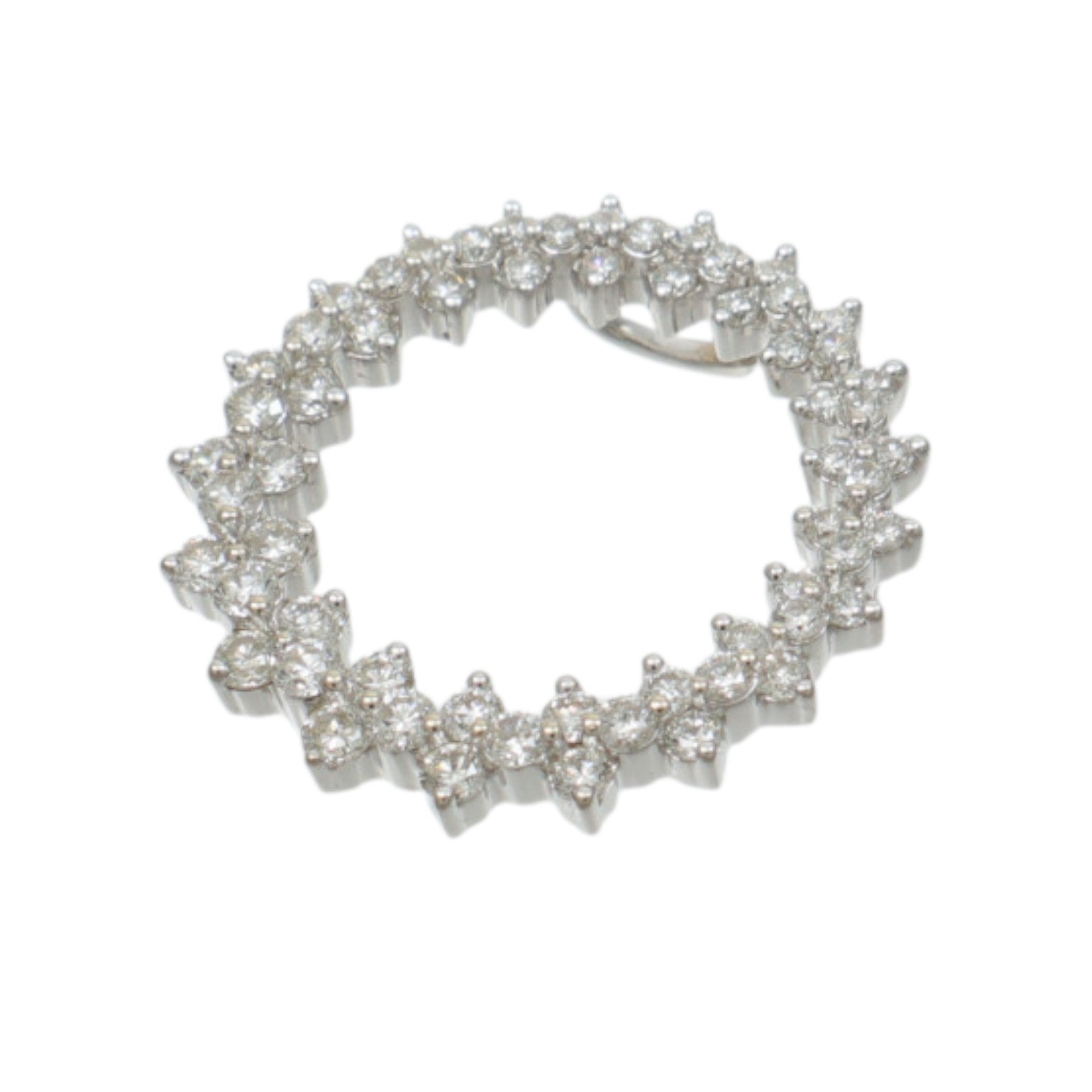 JEWELRY 18K白金Diamond Pendant鑽石吊墜