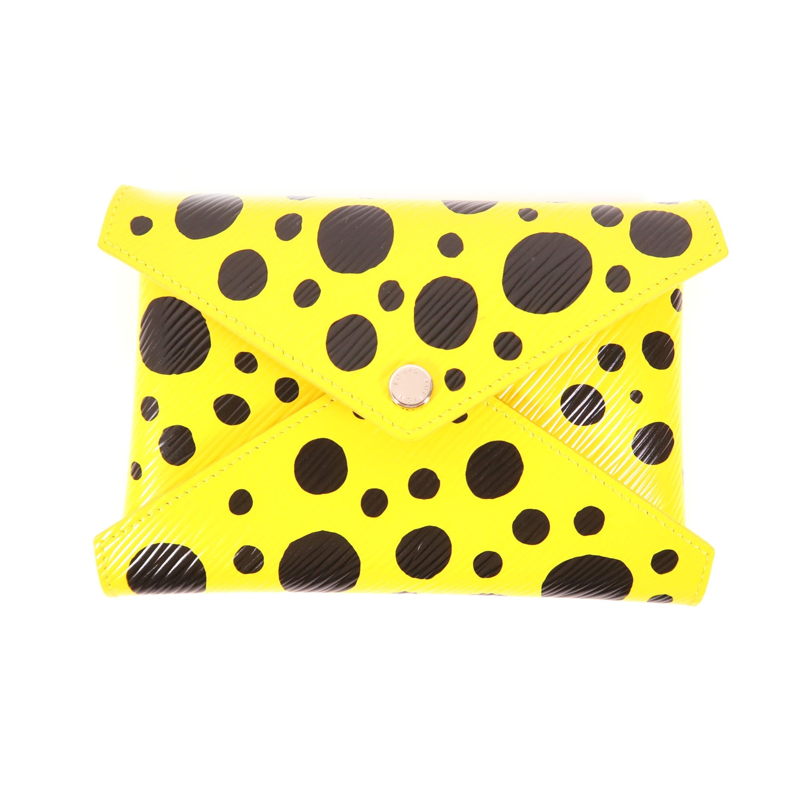 LOUIS VUITTON Epi LV X Yayoi Kusama Pochette銀扣手拿包