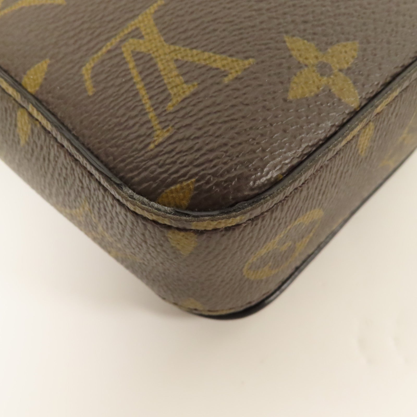 LOUIS VUITTON Monogram Macassar S-Lock肩背袋