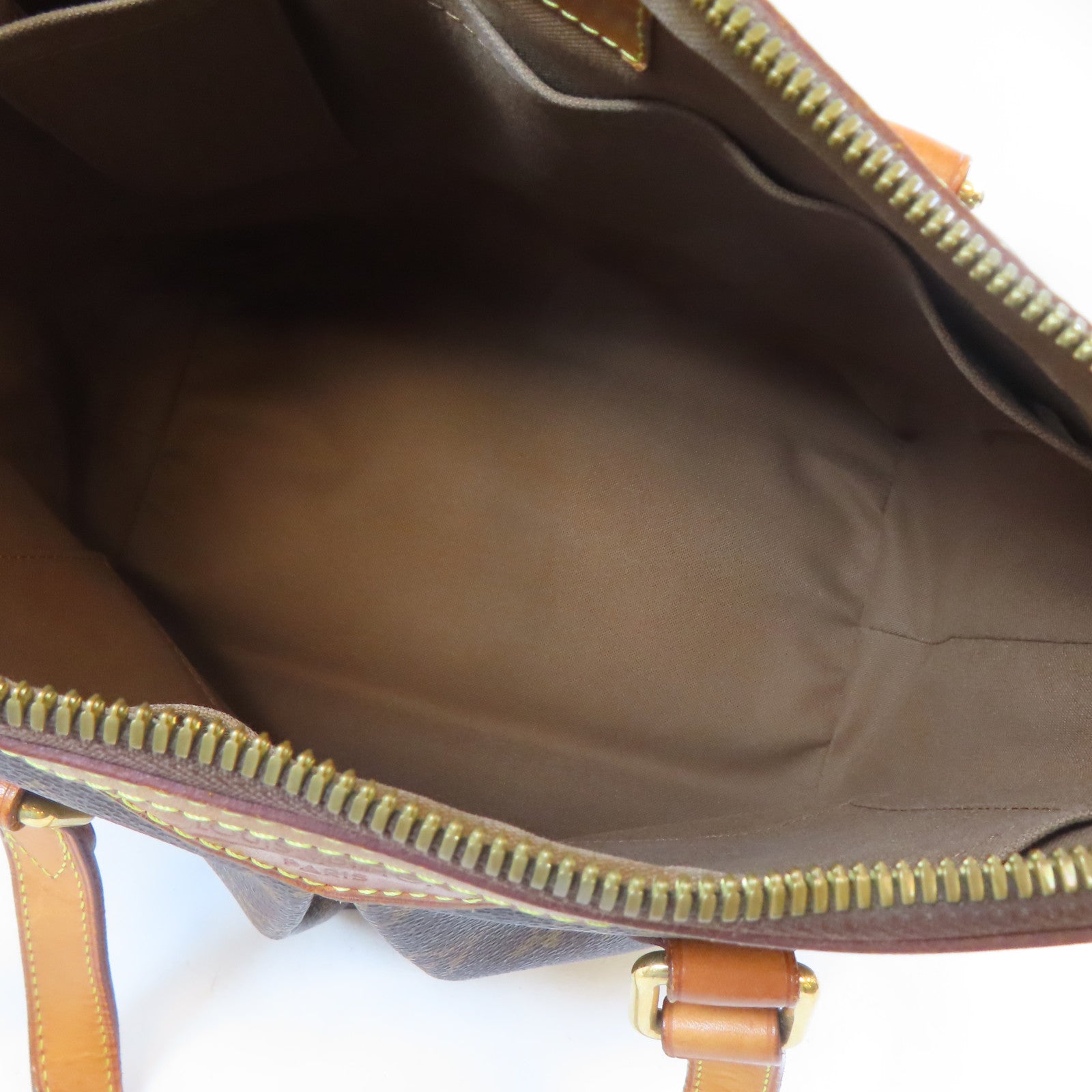 LOUIS VUITTON Monogram Palermo金扣手挽肩背兩用袋啡色