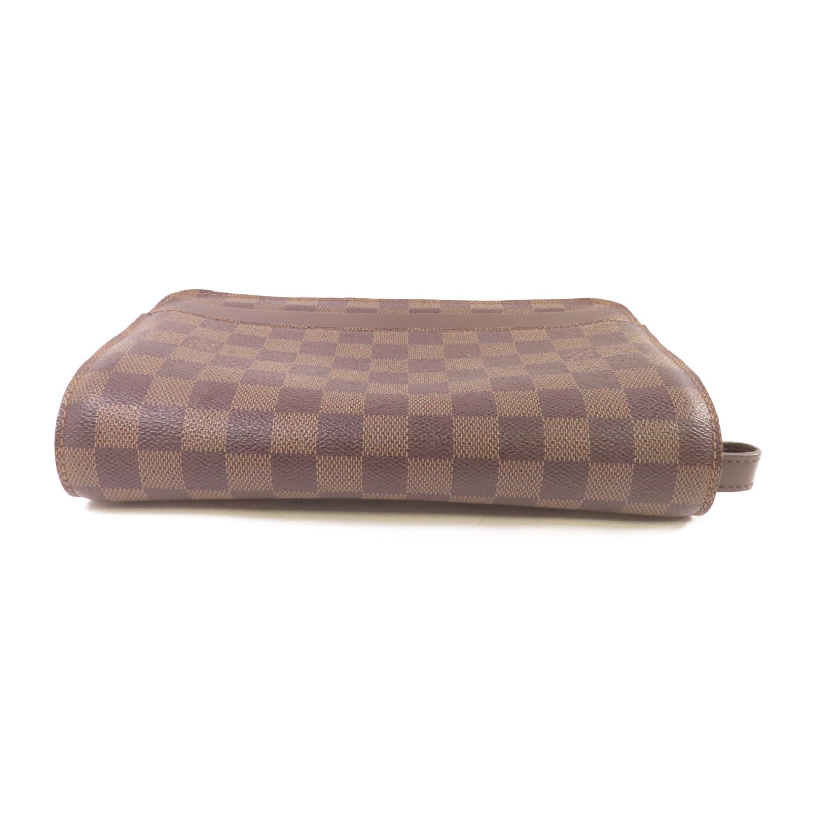 LOUIS VUITTON Damier Ebene Saint Louis Clutch Bag金扣手拿包啡色