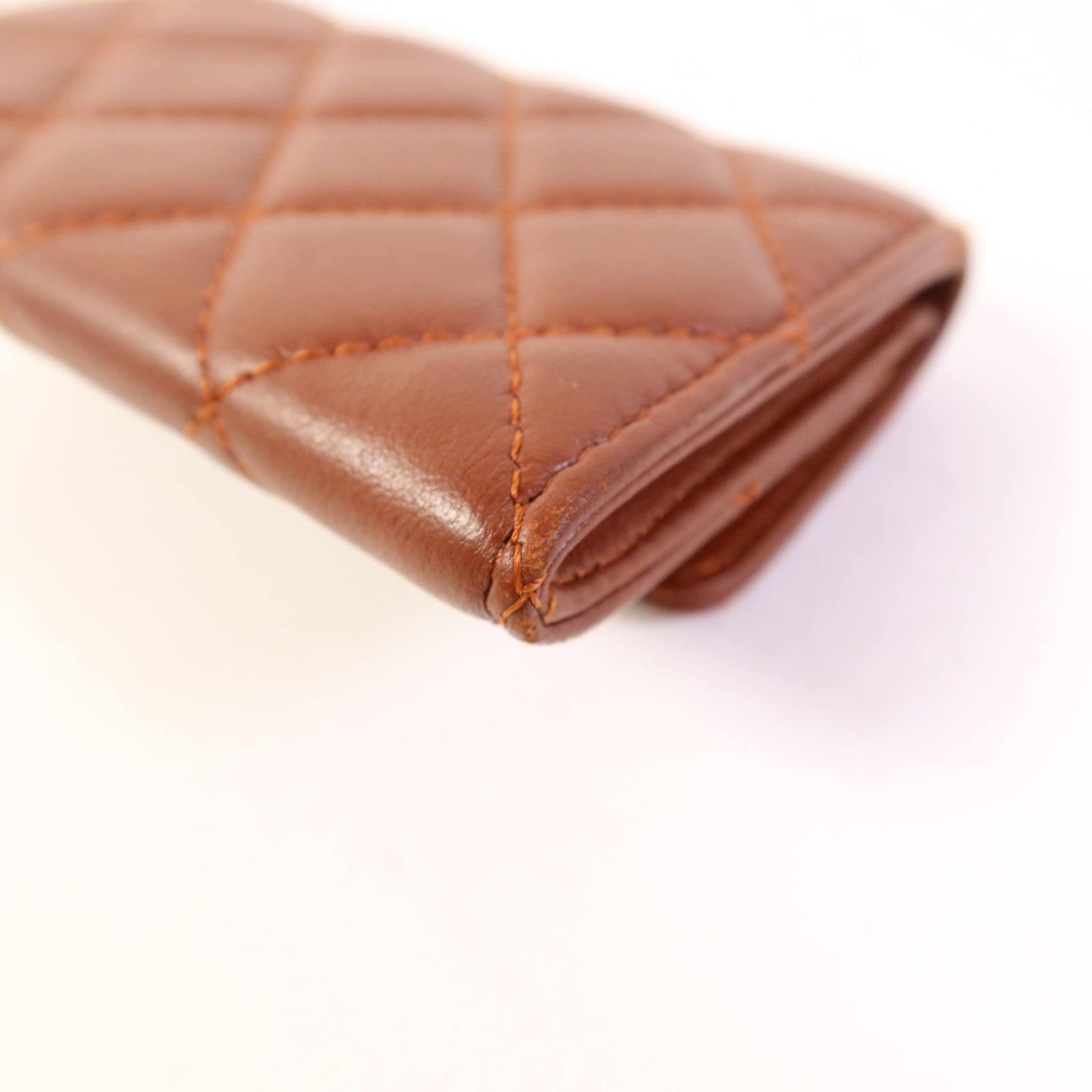 CHANEL 【萬聖節商品】羊皮皮革Card Holder金扣卡片套