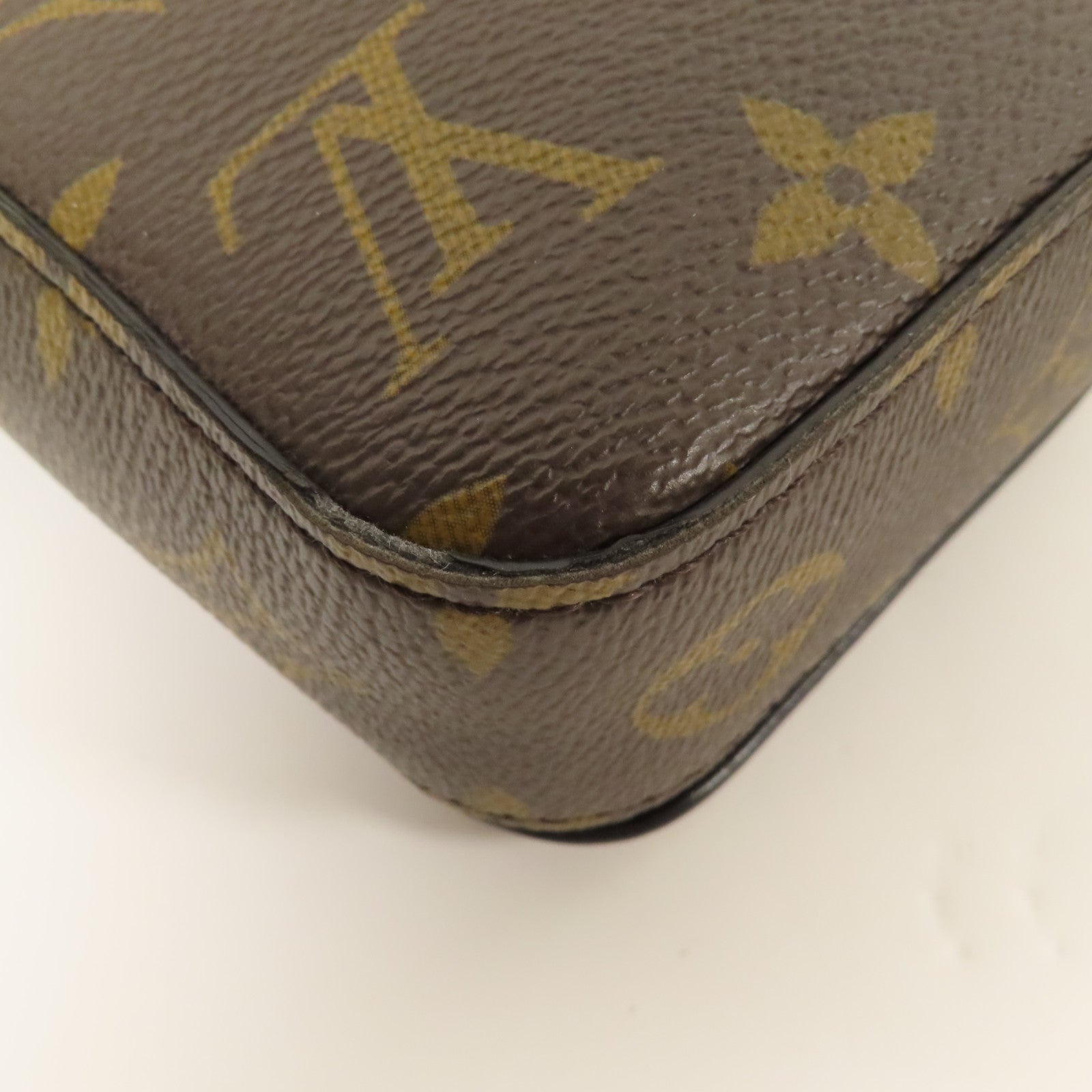 LOUIS VUITTON Monogram Macassar S-Lock肩背袋