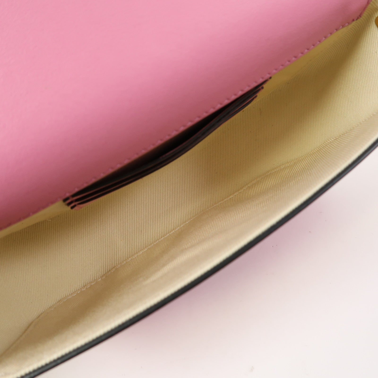 Valentino 牛皮皮革Shoulder Bag金扣肩背袋粉紅色