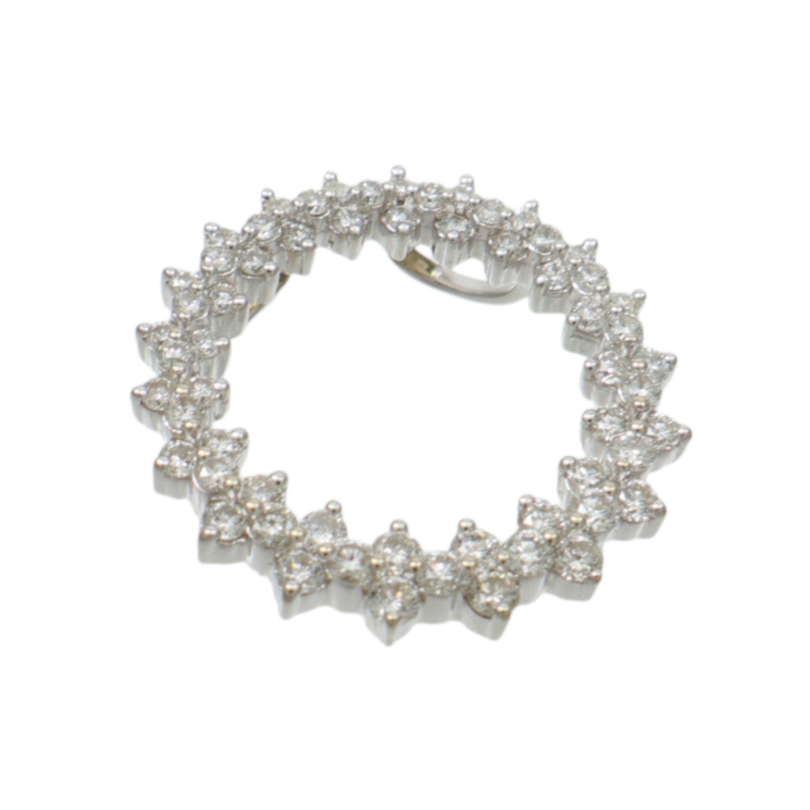 JEWELRY 18K白金Diamond Pendant鑽石吊墜