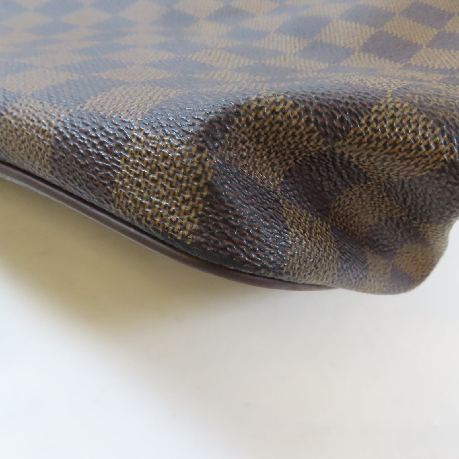 LOUIS VUITTON 【激減優惠】Damier Saleya MM金扣手挽袋啡色
