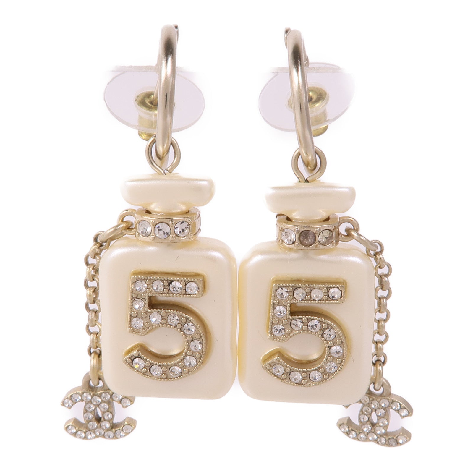 CHANEL 金屬/PVC Earrings耳環