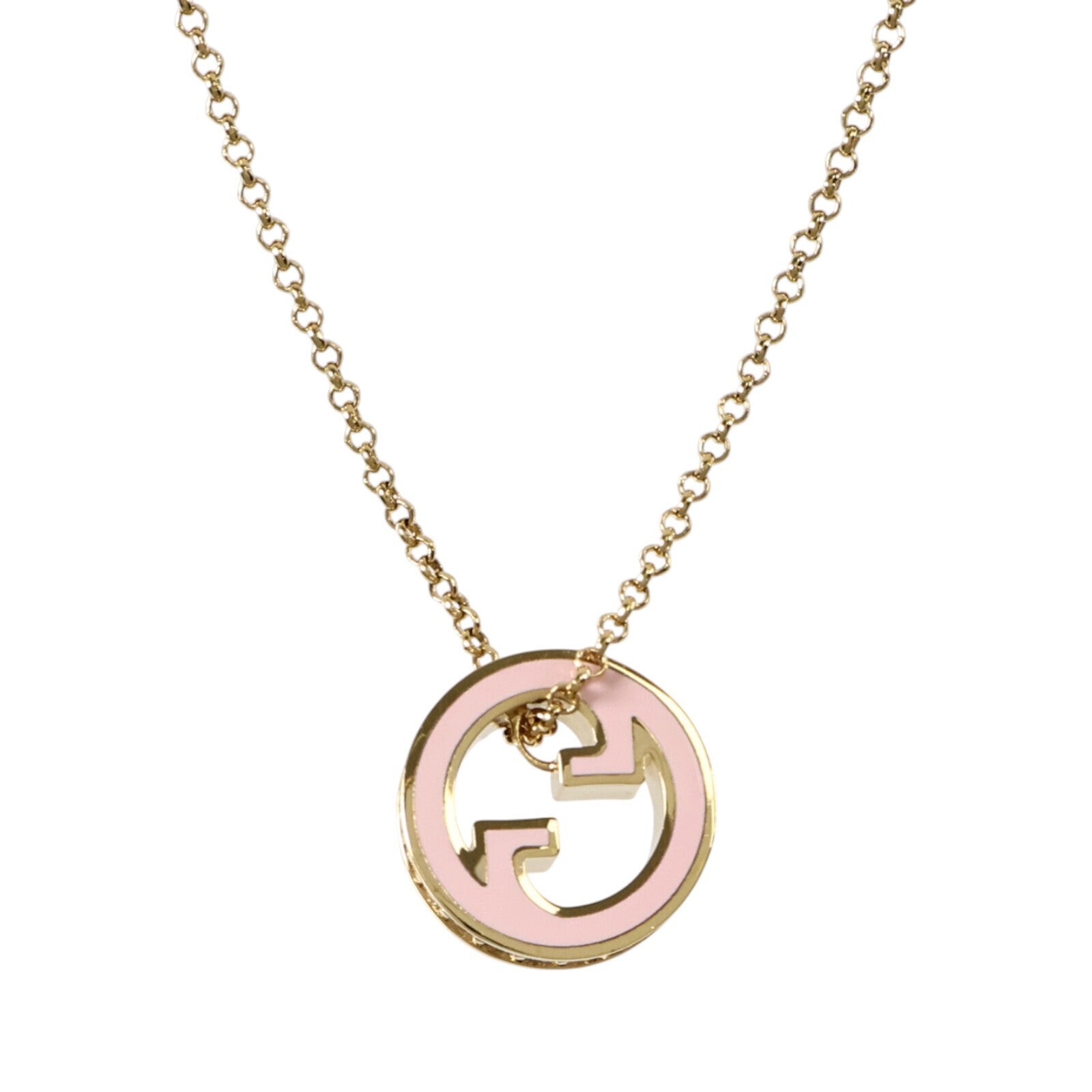 GUCCI 金屬/琺瑯Blondie Pendant Necklace項鏈