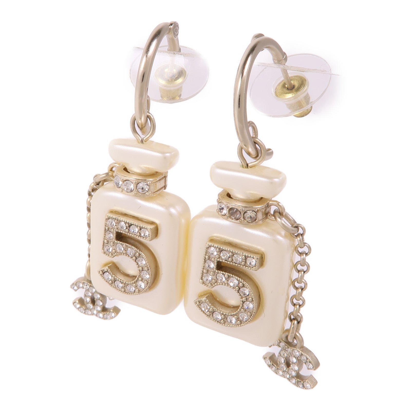 CHANEL 【激減優惠】金屬/PVC Earrings耳環