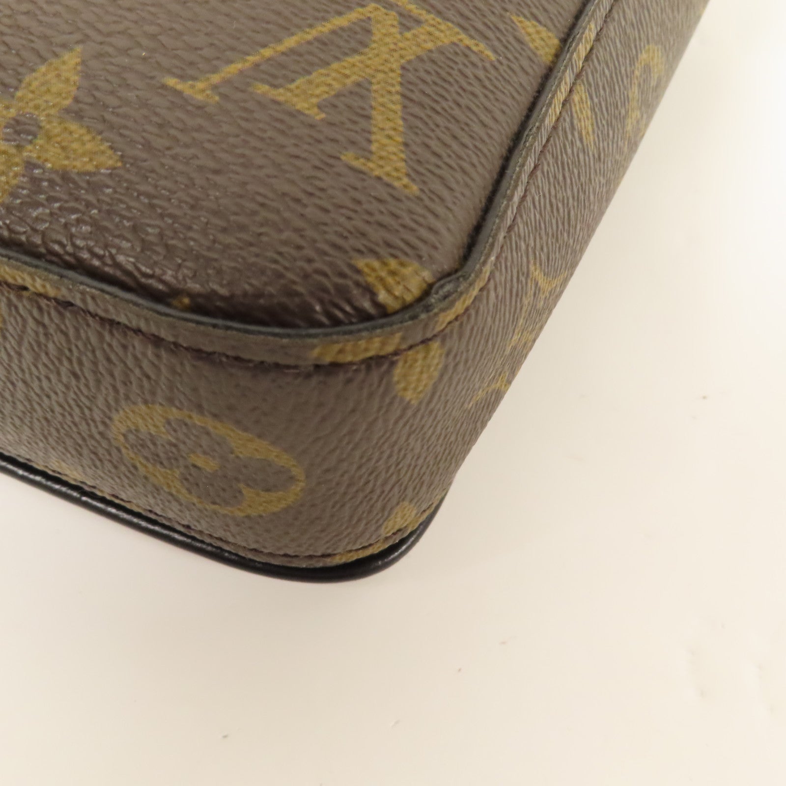 LOUIS VUITTON Monogram Macassar S-Lock肩背袋