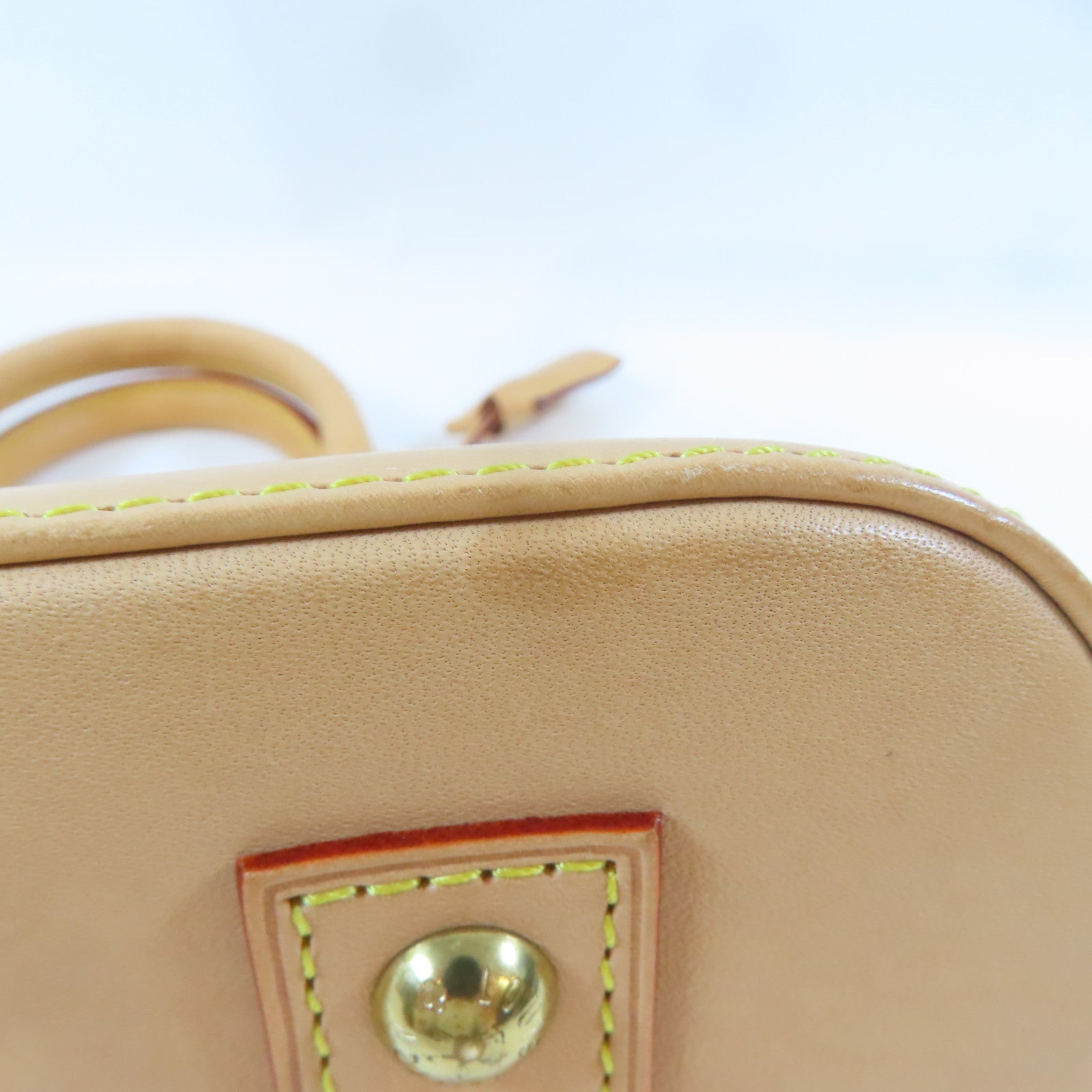 LOUIS VUITTON Monogram Alma BB金扣手挽肩背兩用袋啡色