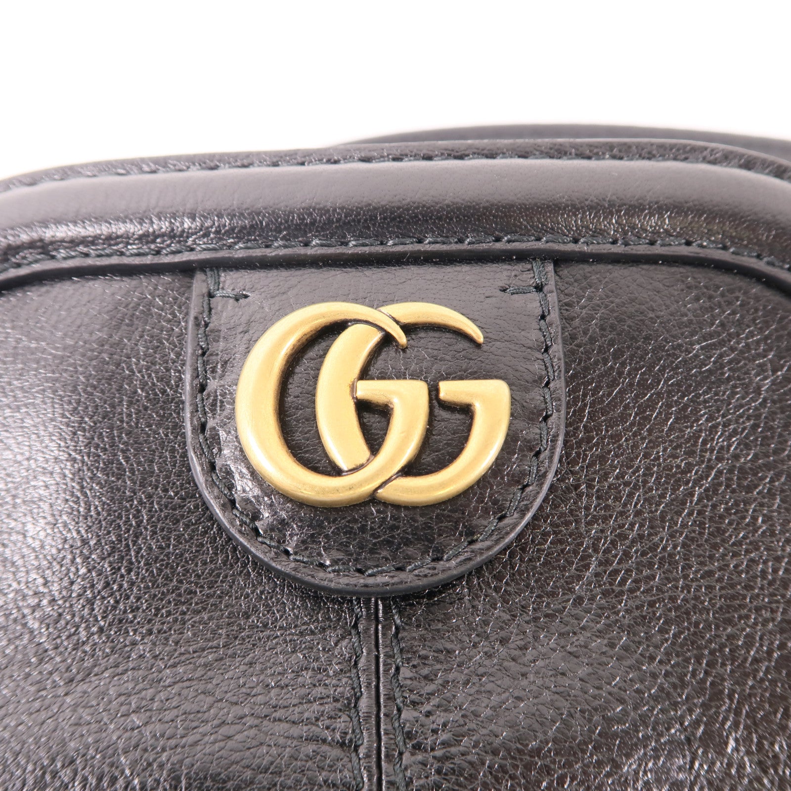 GUCCI 【激減優惠】牛皮皮革Shoulder Bag金扣肩背袋