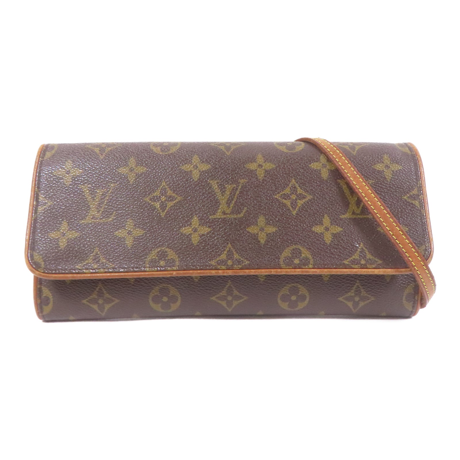LOUIS VUITTON Monogram Pochette Twin GM肩背袋