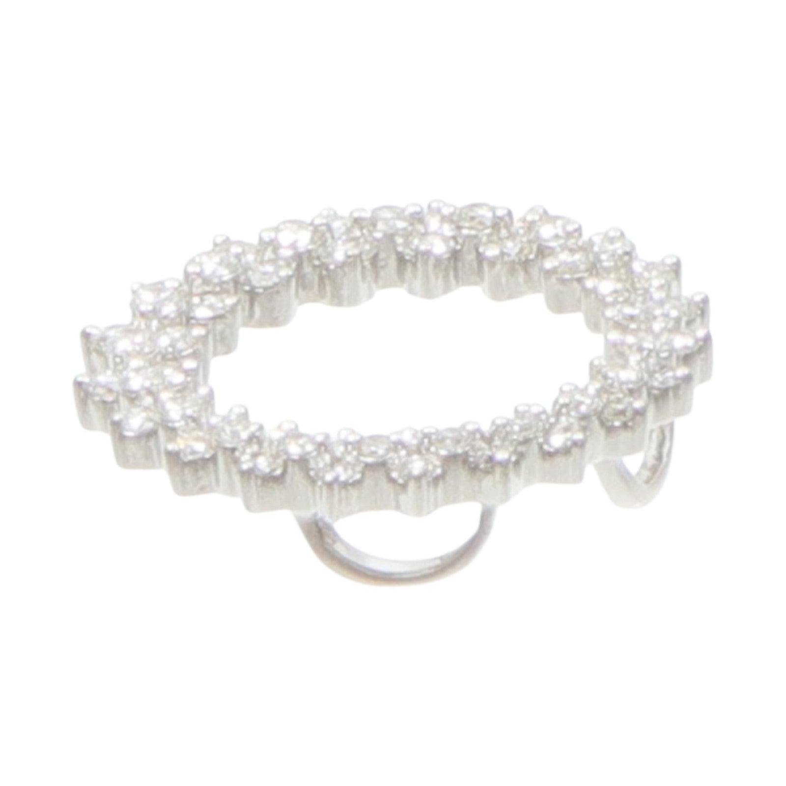 JEWELRY 18K白金Diamond Pendant鑽石吊墜