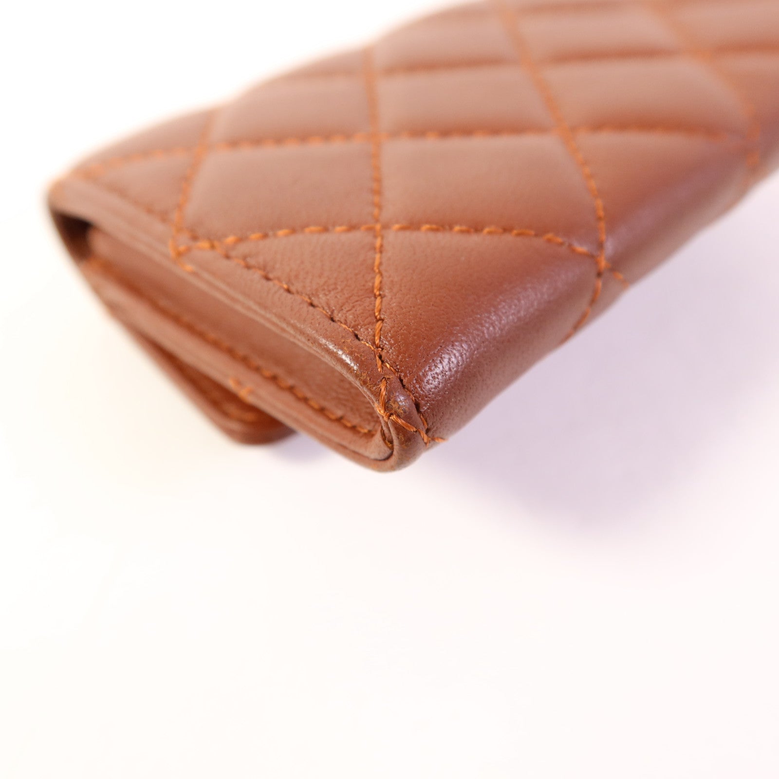 CHANEL 【萬聖節商品】羊皮皮革Card Holder金扣卡片套