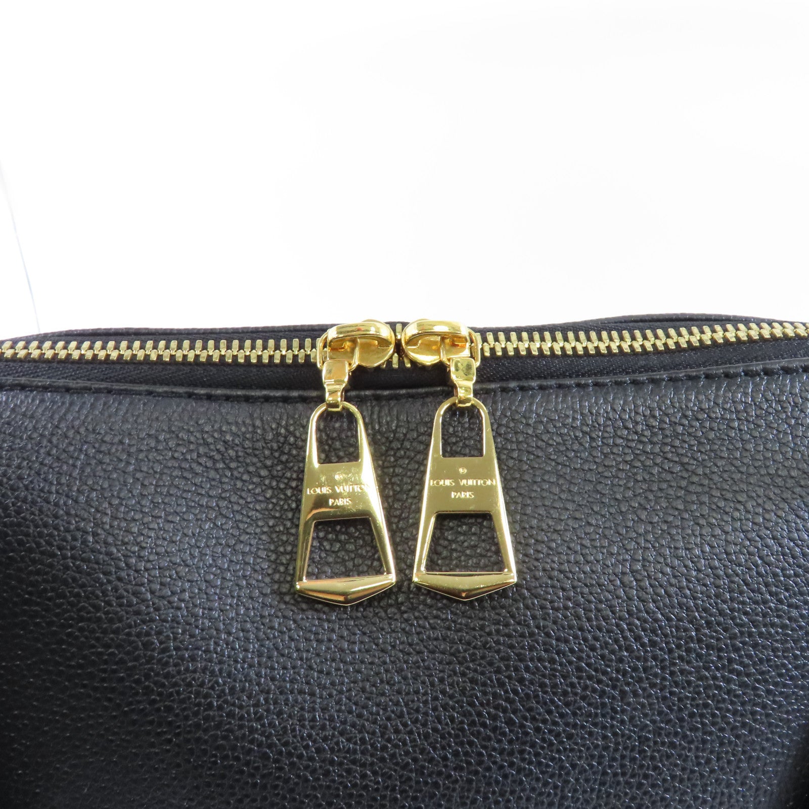 LOUIS VUITTON 【激減優惠】Monogram Empreinte V Tote MM金扣手挽肩背兩用袋黑色