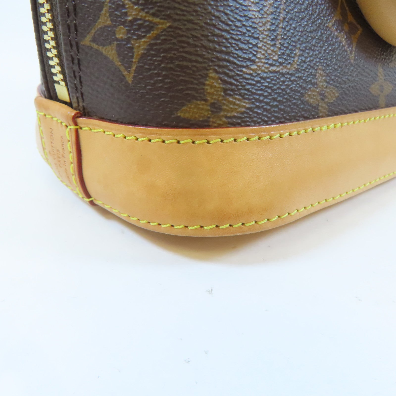 LOUIS VUITTON Monogram Alma BB金扣手挽肩背兩用袋啡色