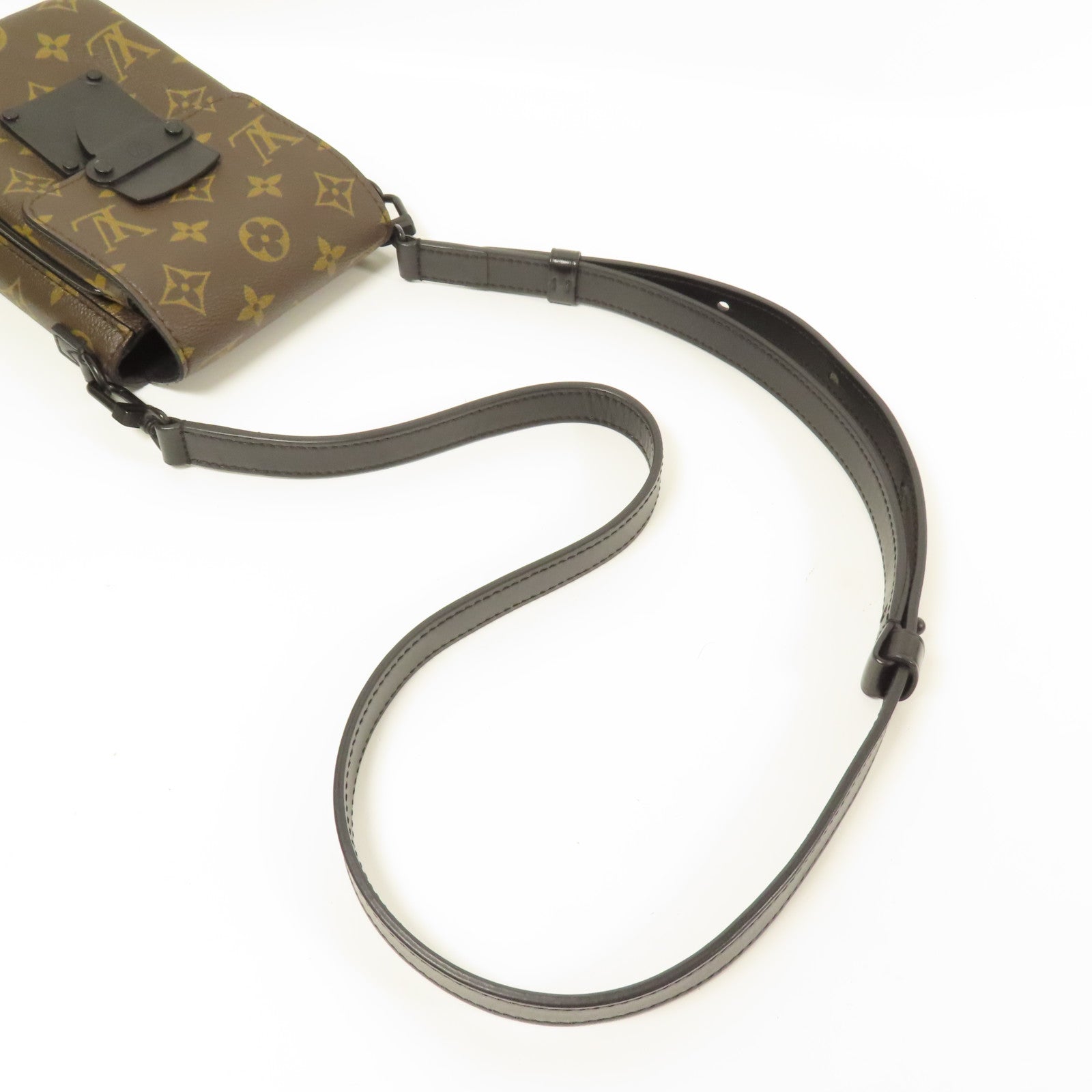 LOUIS VUITTON Monogram Macassar S-Lock肩背袋