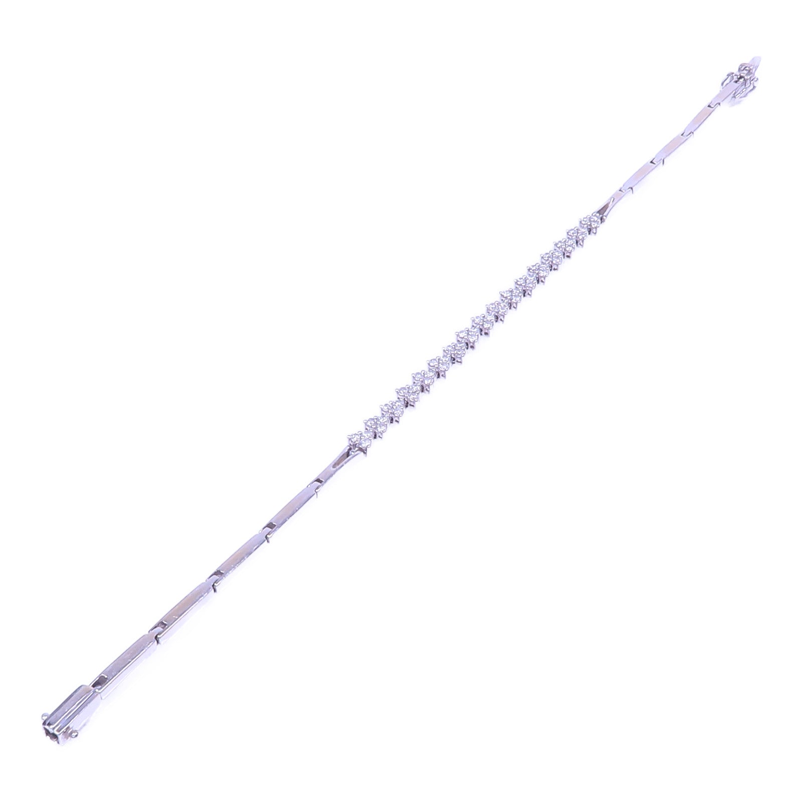 JEWELRY 【激減優惠】18K白金Diamond Bracelet鑽石手鏈