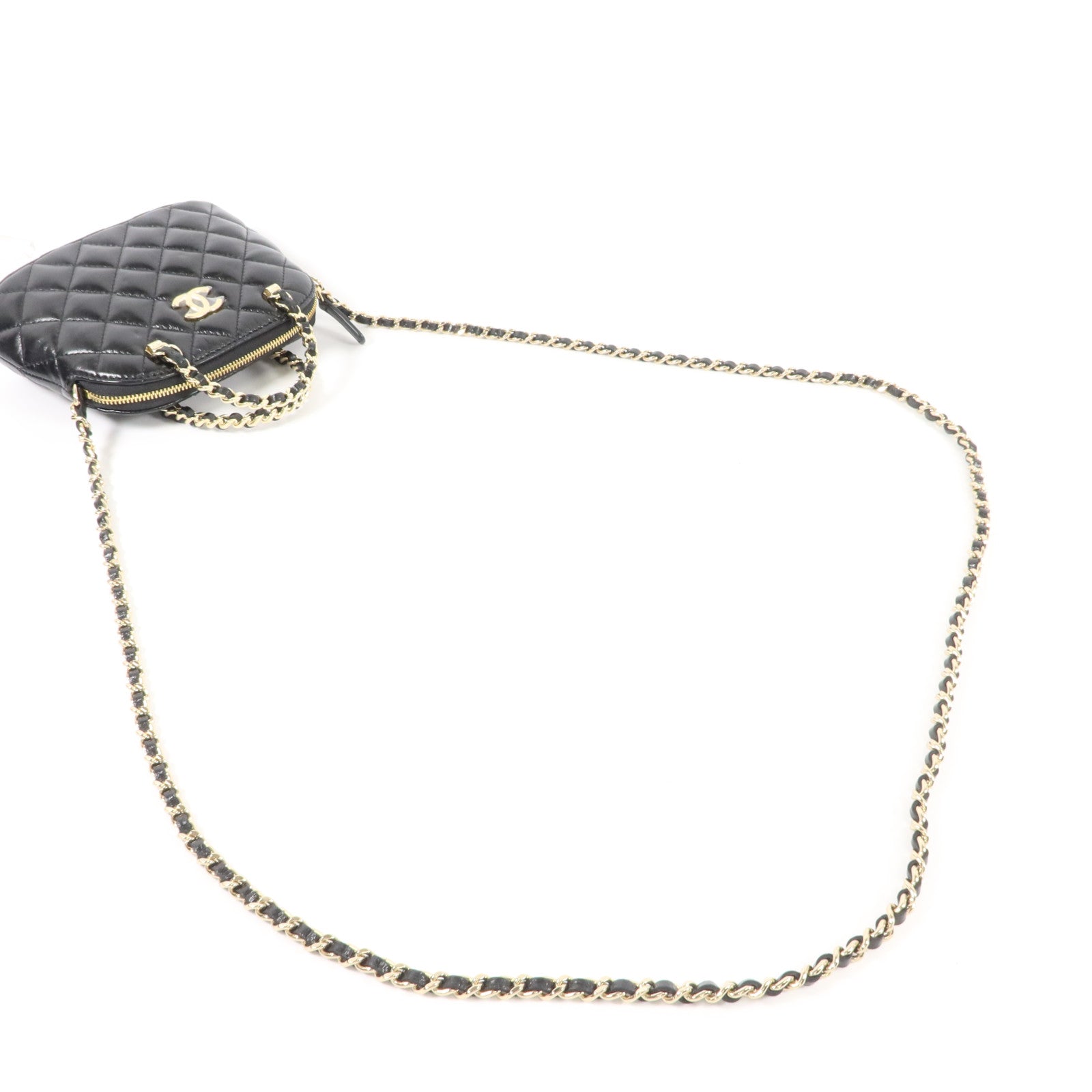 CHANEL 羊皮皮革2 Way Shoulder Bag手挽肩背兩用袋