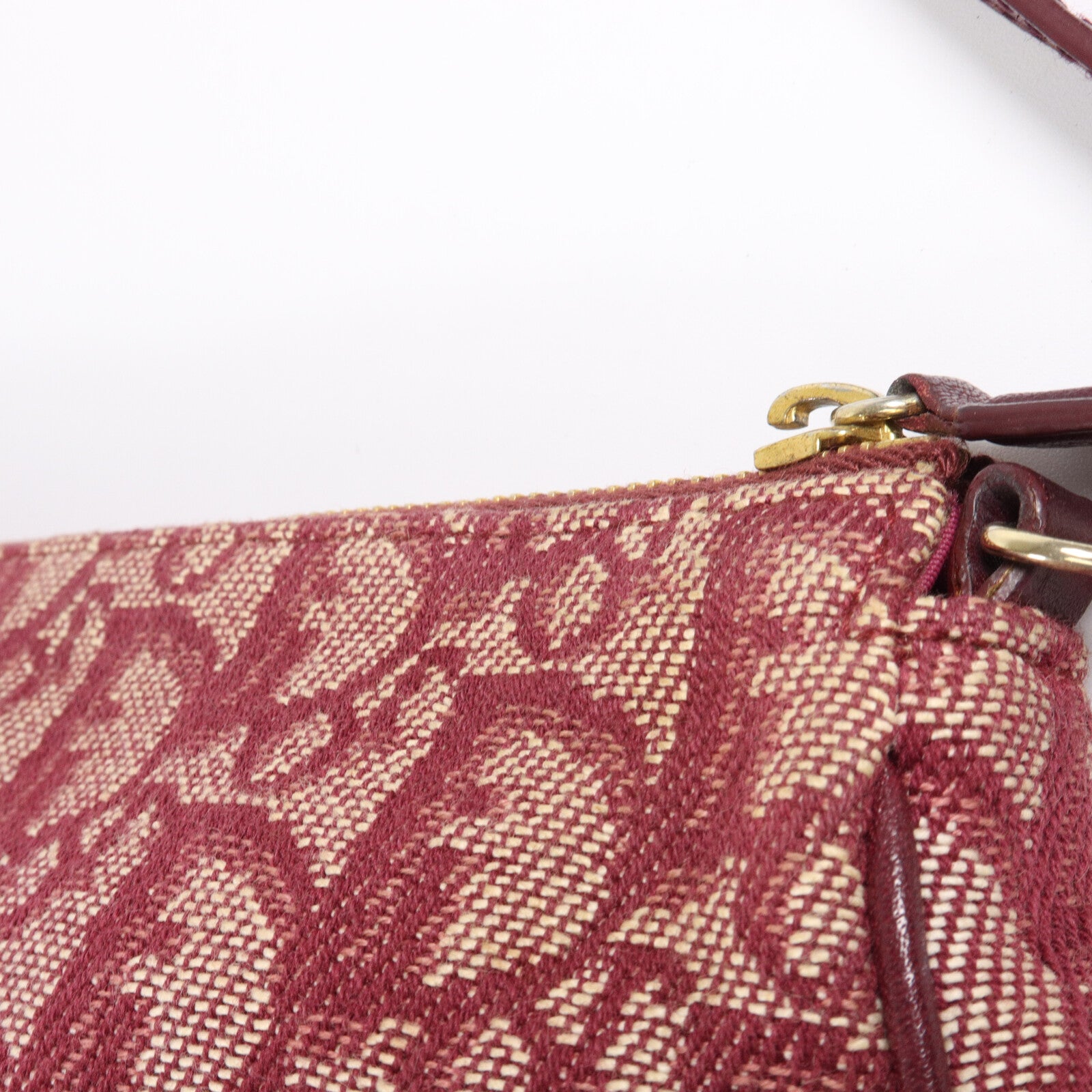 Dior Trotter帆布Vintage Saddle肩背袋