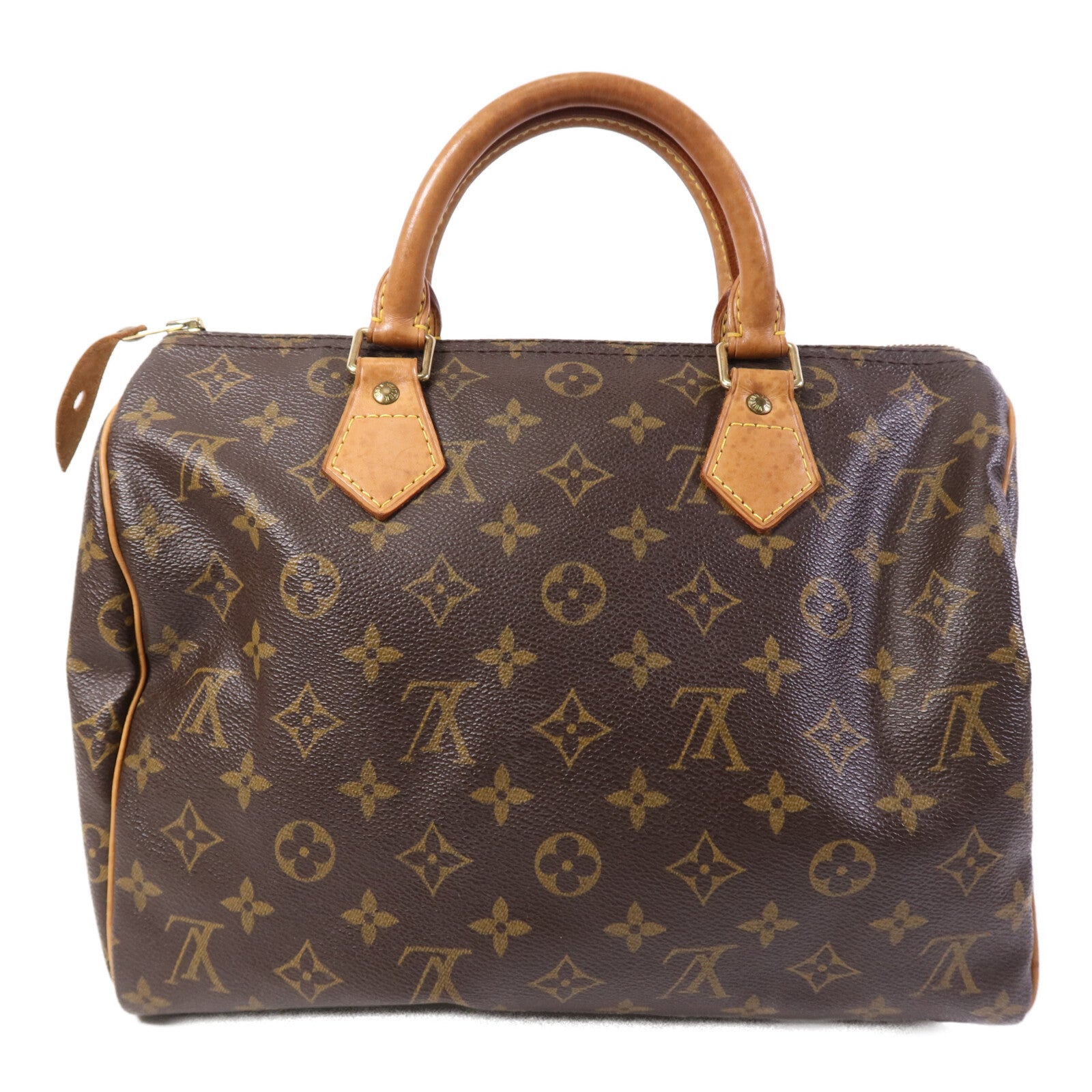 LOUIS VUITTON Monogram Speedy 30金扣手挽袋
