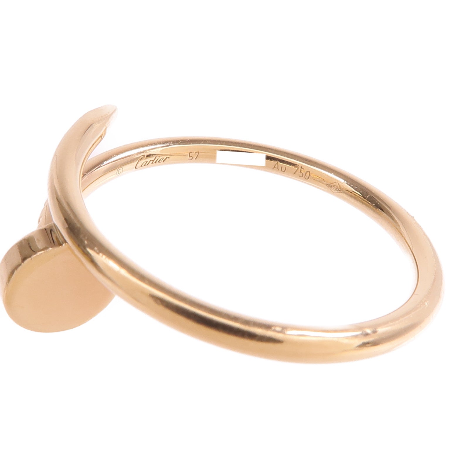 CARTIER 18K玫瑰金Juste Un Clou Ring戒指