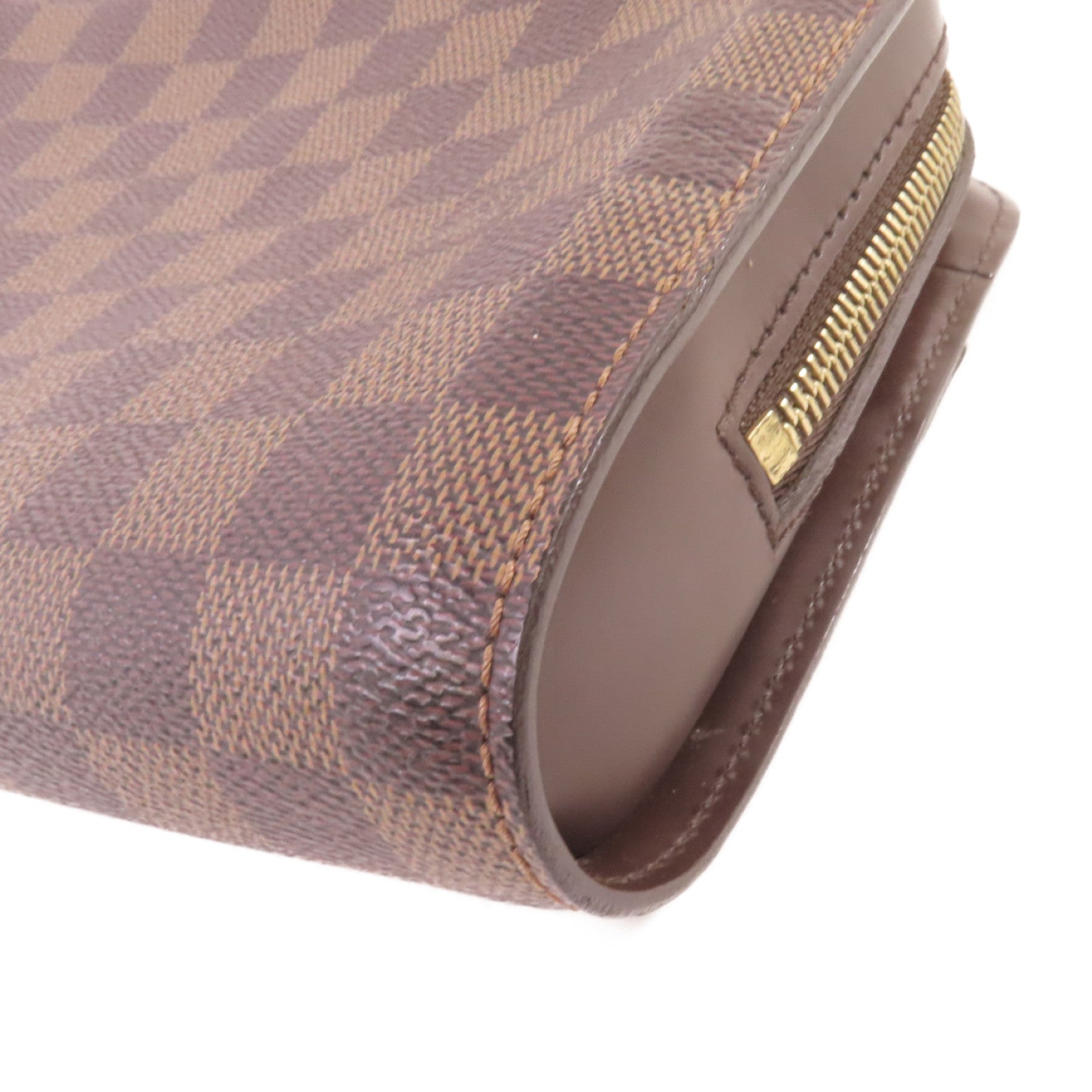 LOUIS VUITTON Damier Ebene Saint Louis Clutch Bag金扣手拿包啡色