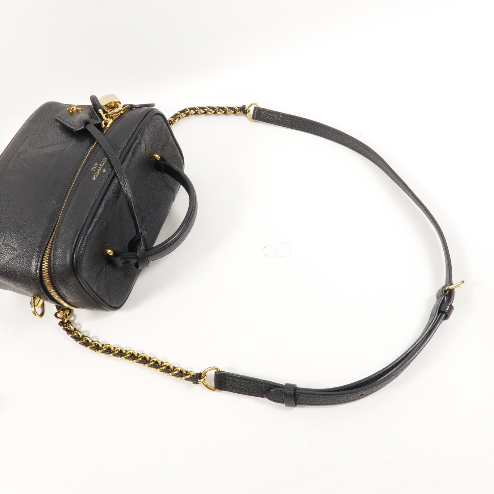 LOUIS VUITTON Monogram Empreinte Vanity Case金扣肩背袋