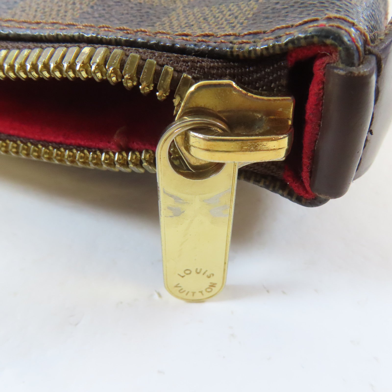 LOUIS VUITTON 【激減優惠】Damier Saleya MM金扣手挽袋啡色