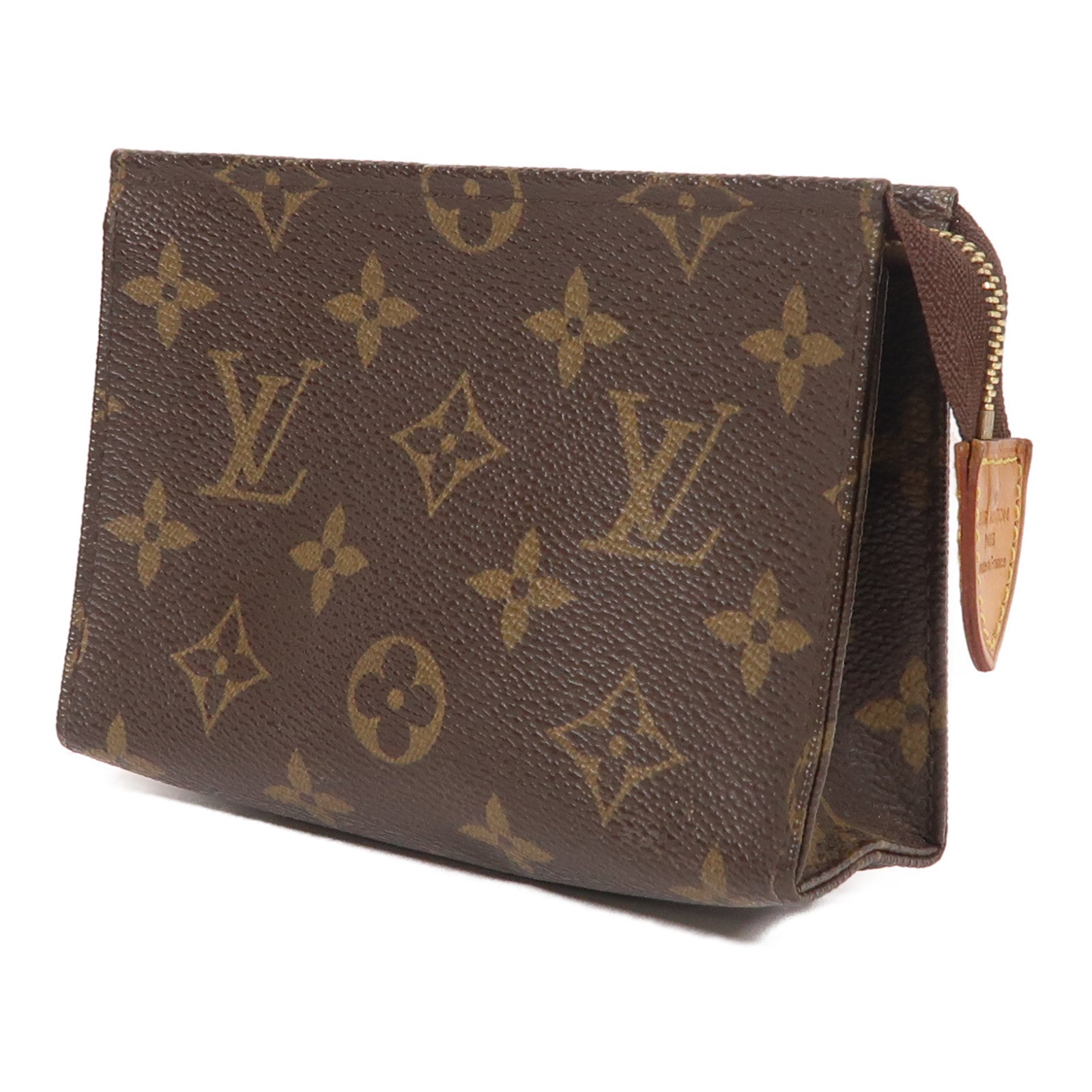 LOUIS VUITTON Monogram Toiletry Pouch金扣手拿包