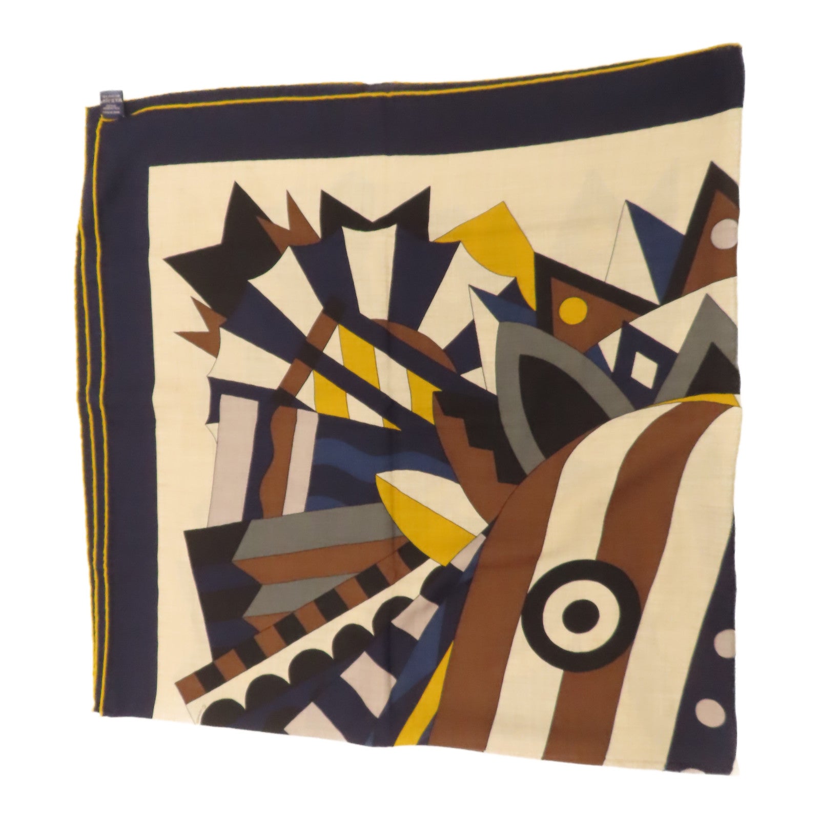 HERMES 羊絨Scarf圍巾藍色
